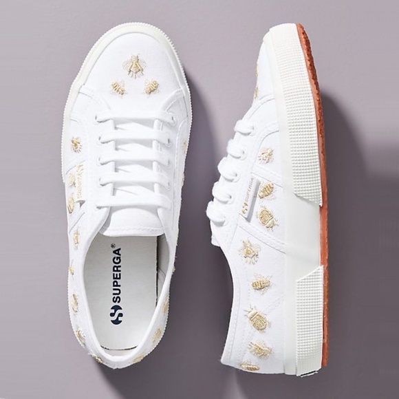 Anthropologie Shoes - Superga Critter-Embroidered Sneakers - Brand NEW!